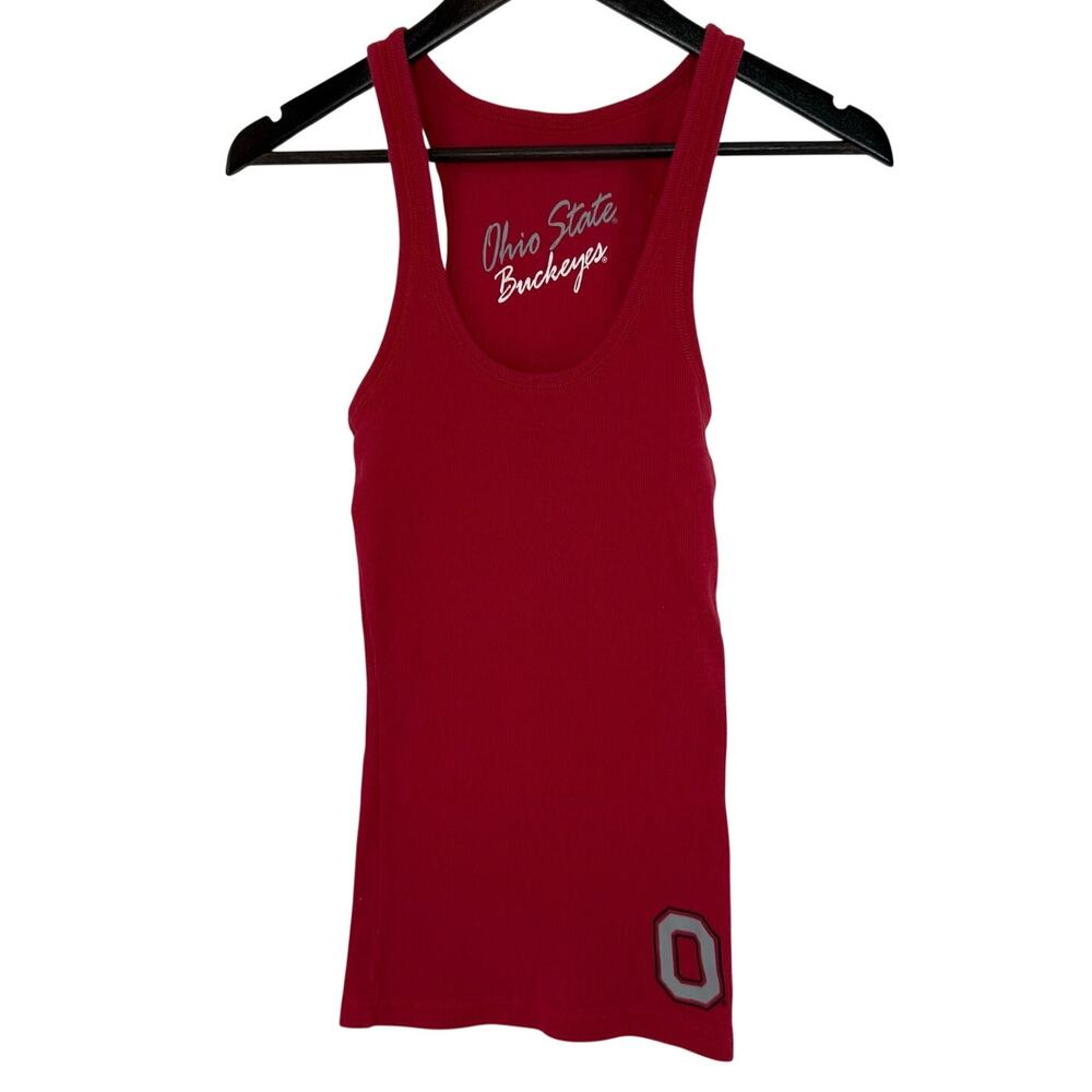 Ohio State Buckeyes Red Racerback Tank L